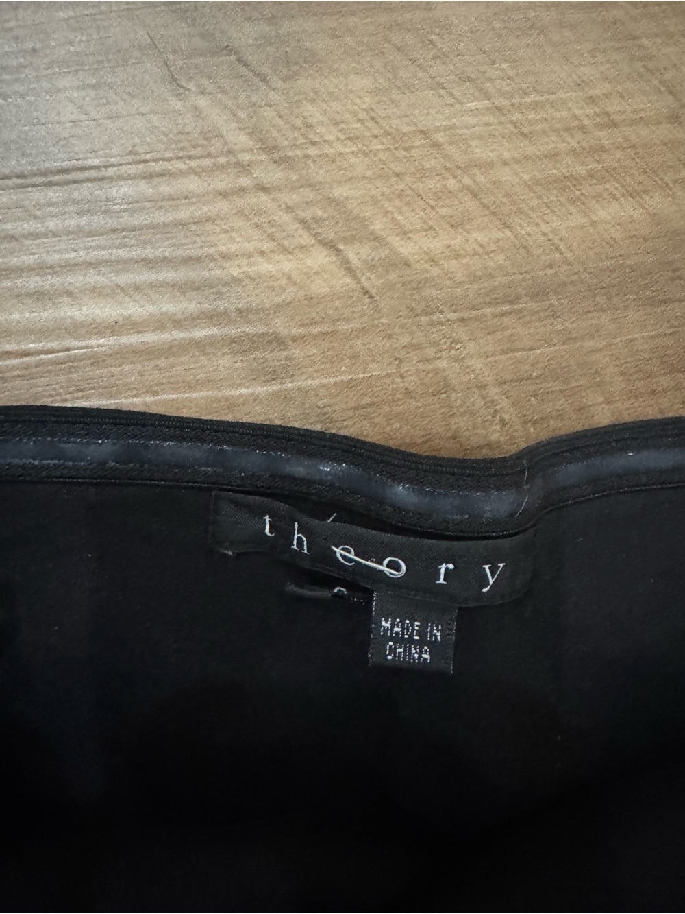 Theory Black Strapless Romper - Picture 2 of 3